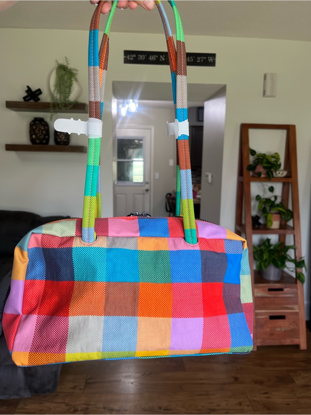 BAGGU UO Madras Bowler bag BNWT - Picture 16 of 16